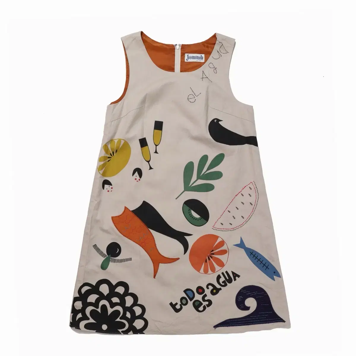 Jocomomola Embroidery Sleeveless